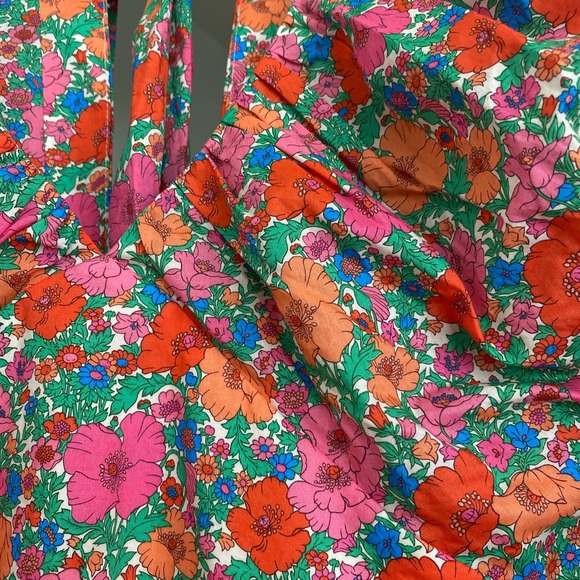 JCrew Collection bow-back puff-sleeve dress in Liberty® Meadow Song fabric, 4 - Picture 6 of 8